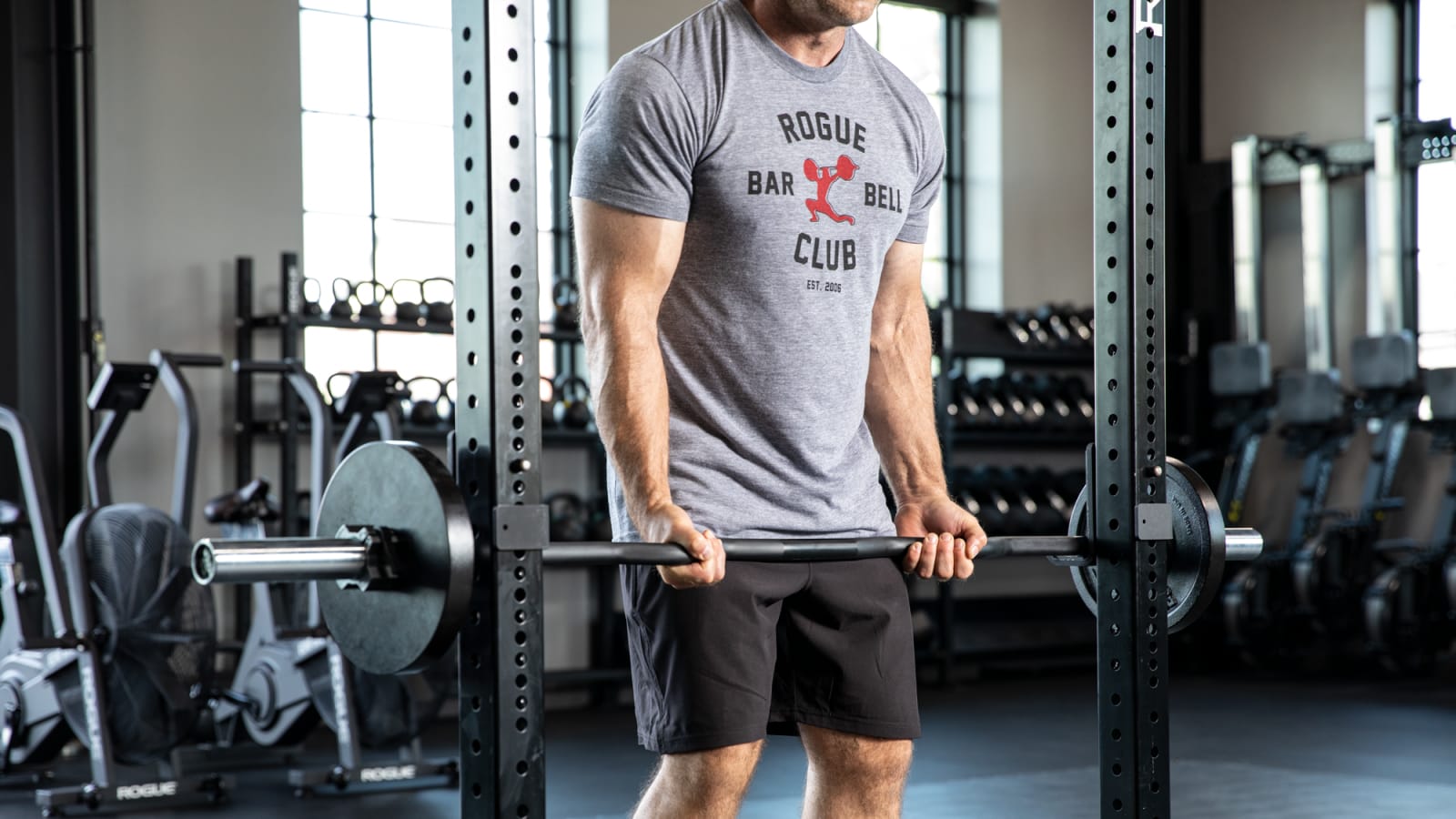 Rogue Rackable Curl Bar Cerakote Rogue Fitness